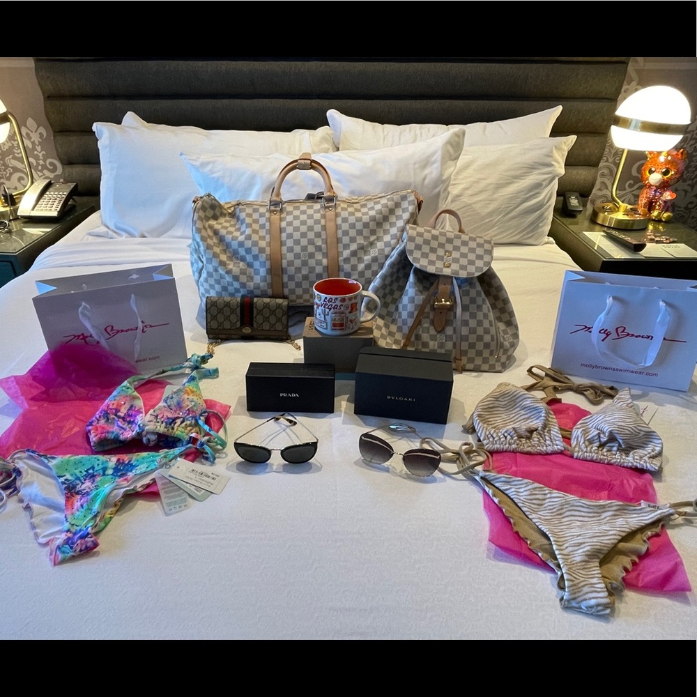 Louis Vuitton, Prada, Gucci and Bvlgari